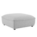 Modway Furniture Comprise Sectional Sofa Ottoman, Light Gray EEI-4419-LGR